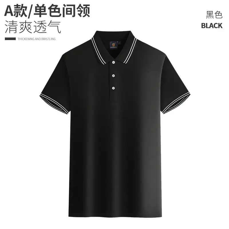 Orange Polo T-Shirt with Logo Embroidery for Men - Image 4