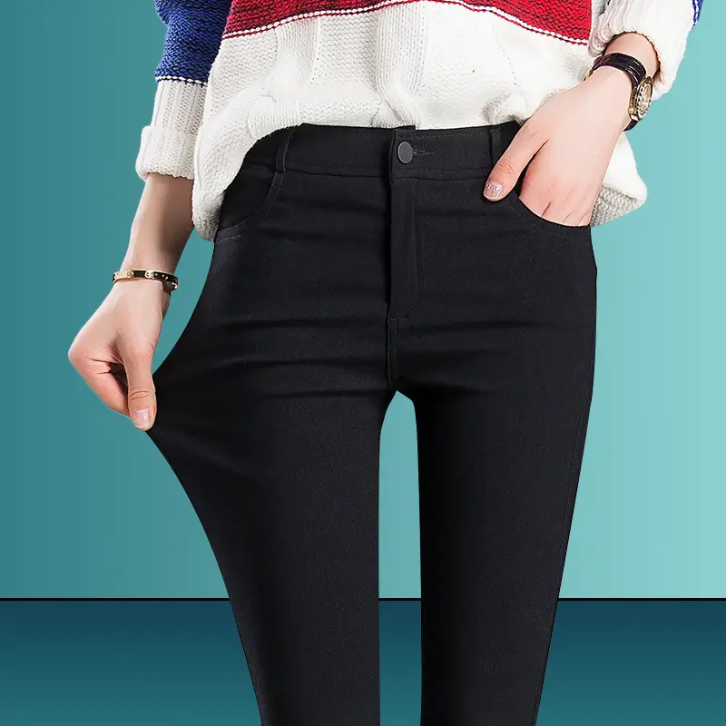 Magic Black Slim Fit Leggings Women's Outerwear - Image 5