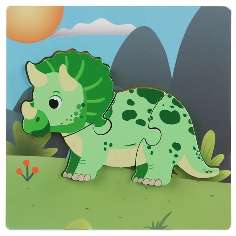 Green Wooden Frog Puzzle for Kids 1-2-3 Years - Image 18