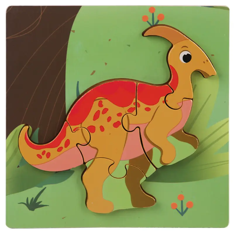 Green Wooden Frog Puzzle for Kids 1-2-3 Years - Image 22