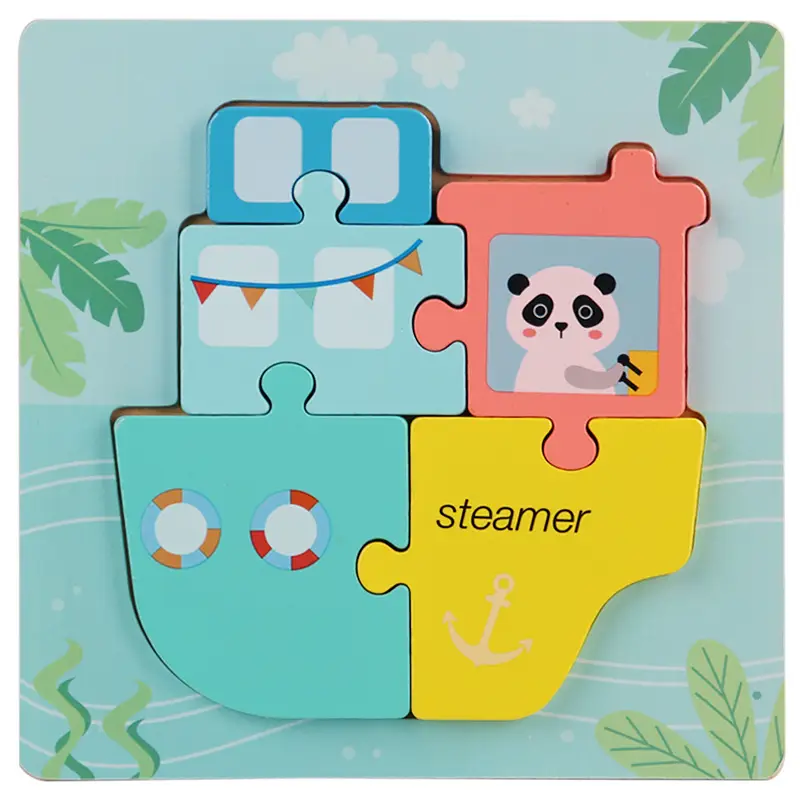 Green Wooden Frog Puzzle for Kids 1-2-3 Years - Image 23