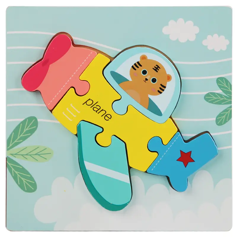 Green Wooden Frog Puzzle for Kids 1-2-3 Years - Image 28