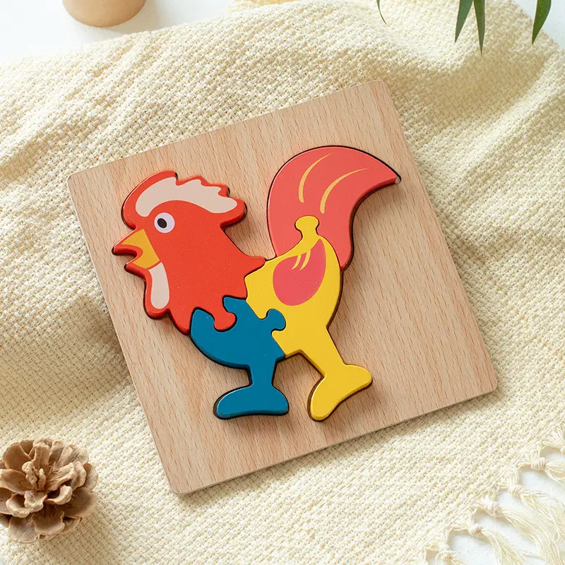 Green Wooden Frog Puzzle for Kids 1-2-3 Years - Image 79