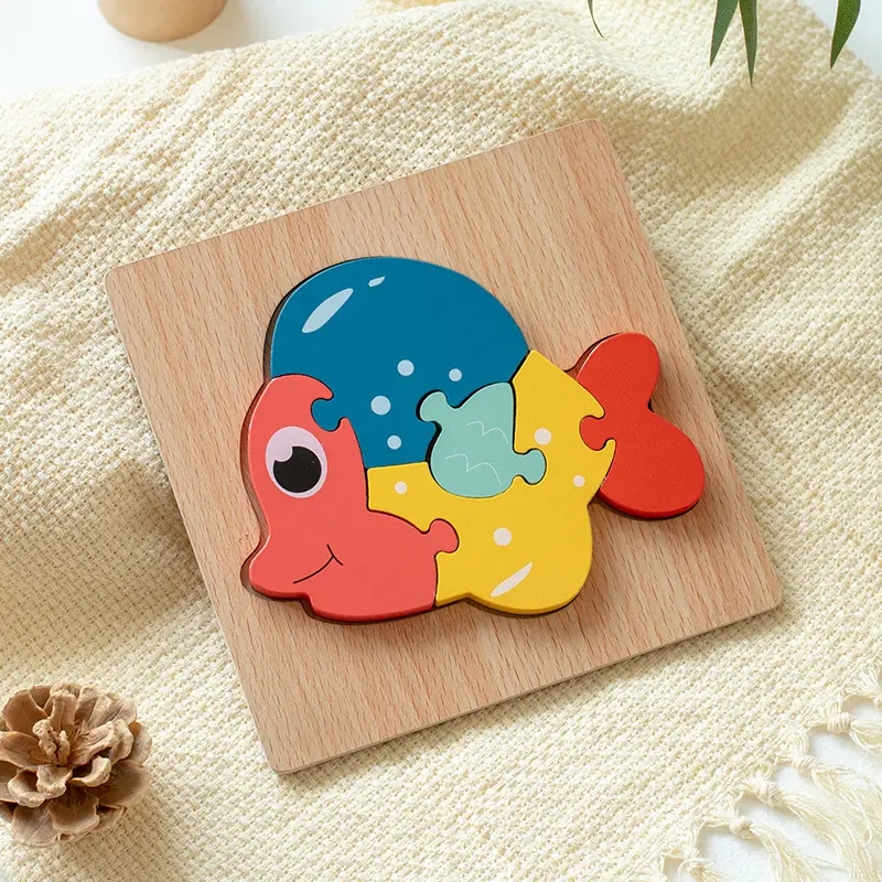 Green Wooden Frog Puzzle for Kids 1-2-3 Years - Image 85