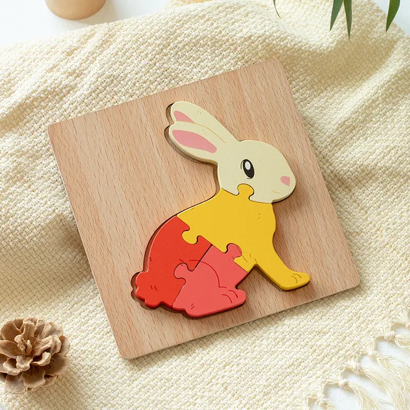 Green Wooden Frog Puzzle for Kids 1-2-3 Years - Image 88