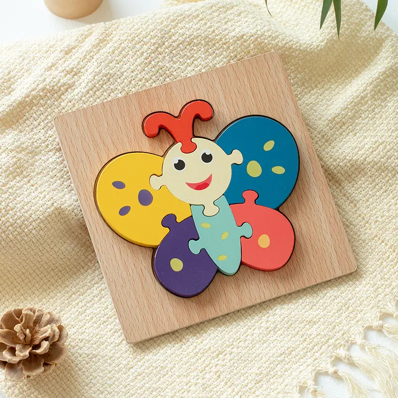 Green Wooden Frog Puzzle for Kids 1-2-3 Years - Image 93