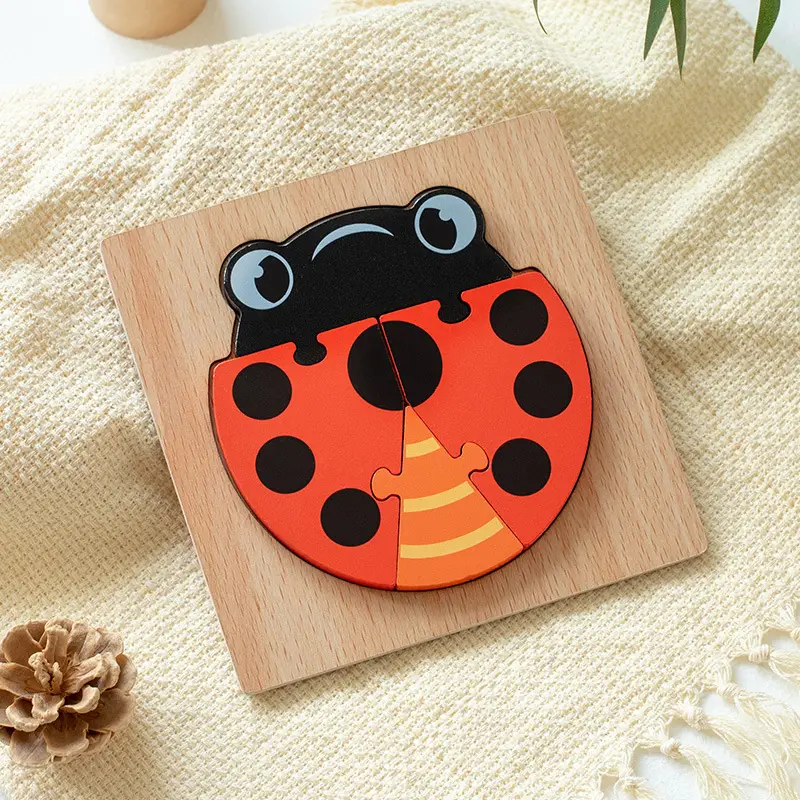 Green Wooden Frog Puzzle for Kids 1-2-3 Years - Image 94
