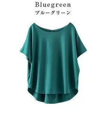 Women Loose T-Shirt Summer Back View Tan - Image 5