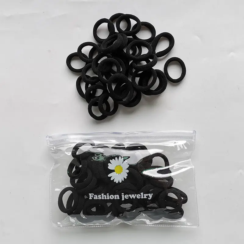 Small Girls Hair Towel Rings 50pcs Colorful - Image 5