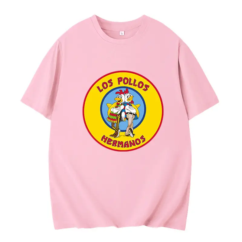 Los Polos Men's T-Shirt White Round Neck Large - Image 4