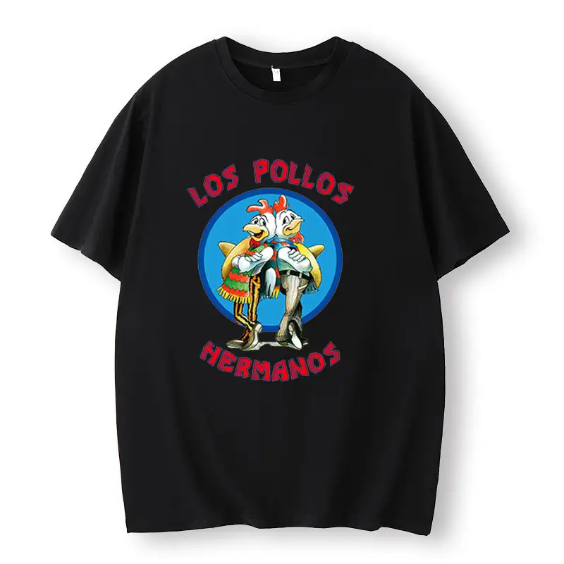 Los Polos Men's T-Shirt White Round Neck Large - Image 8