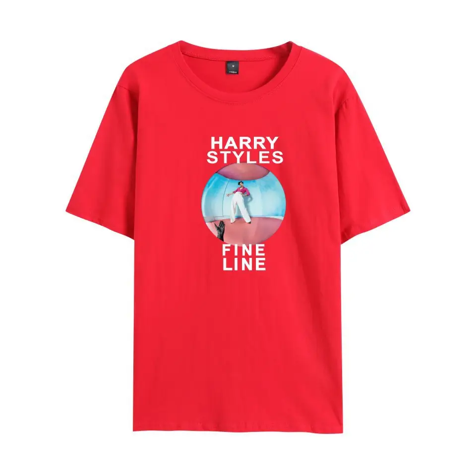 Harry Styles Printed T-Shirt Red Love Design
