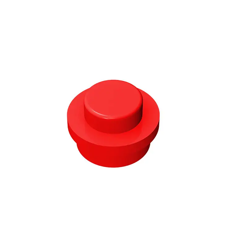 Red Round Building Block 50G Compatible Lego 1X1 - Image 51