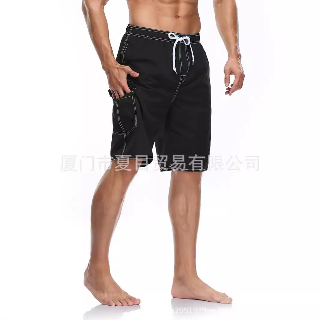 Men's Beige Beach Shorts Large Quick-Drying - Image 12
