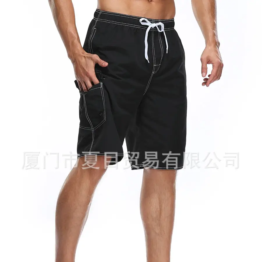 Men's Beige Beach Shorts Large Quick-Drying - Image 15