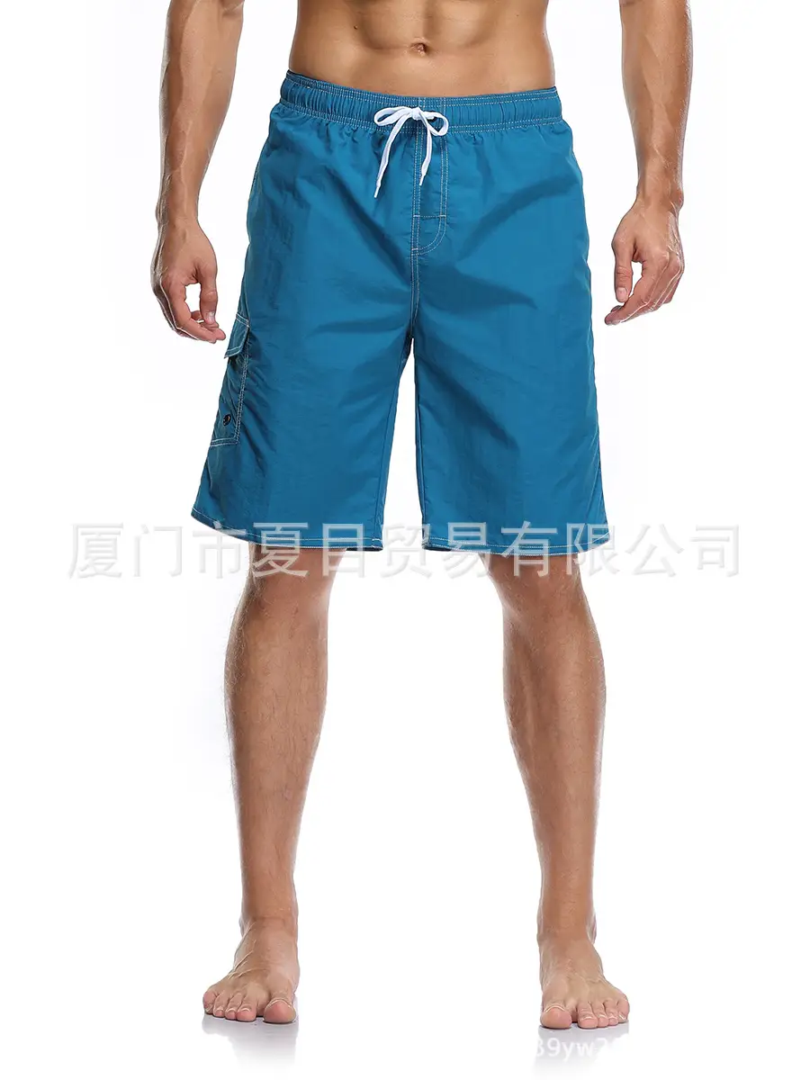 Men's Beige Beach Shorts Large Quick-Drying - Image 3
