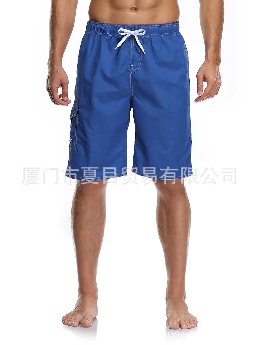 Men's Beige Beach Shorts Large Quick-Drying - Image 5