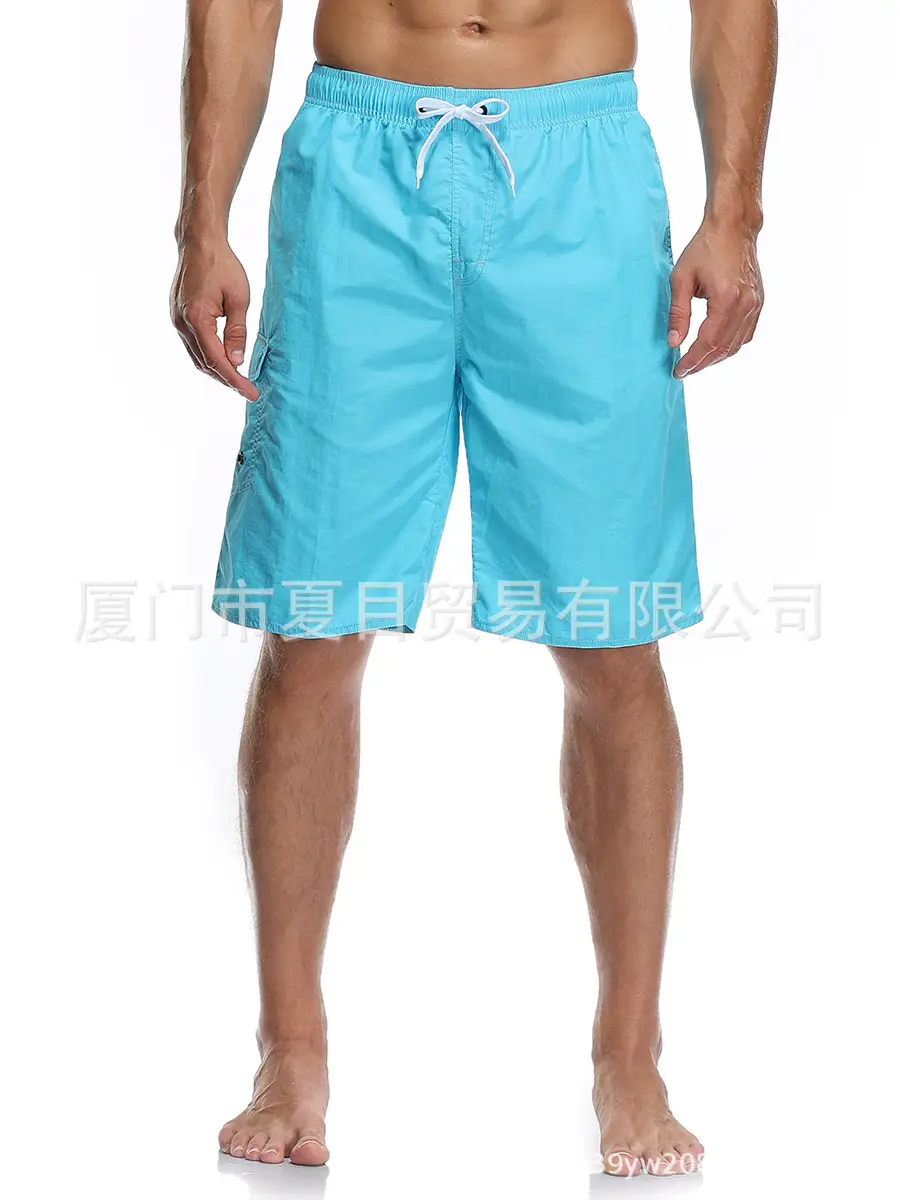 Men's Beige Beach Shorts Large Quick-Drying - Image 6