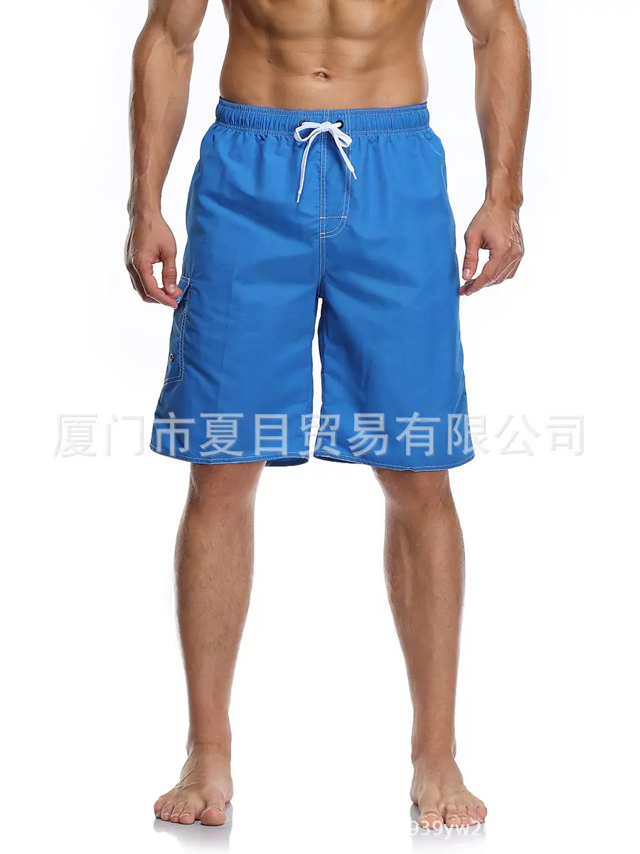 Men's Beige Beach Shorts Large Quick-Drying - Image 8