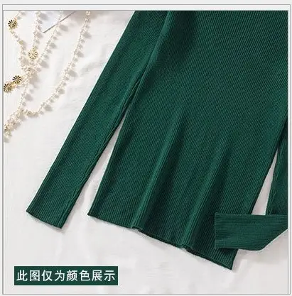 Women Pink Knit High Neck Long Sleeve Top - Image 14