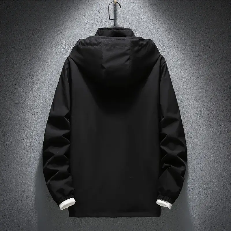 Men's Yellow Hooded Jacket Spring Autumn 2025 - Image 8