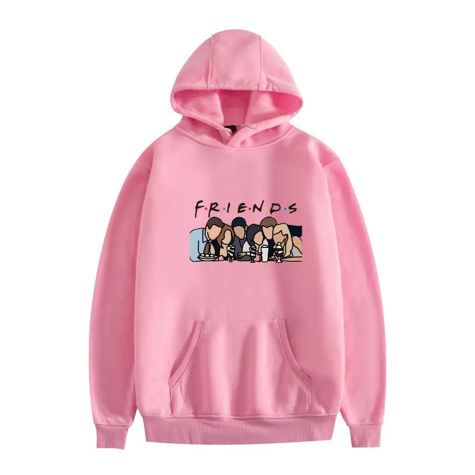 Black Fleece Friends Hoodie for Men Winter - Image 11