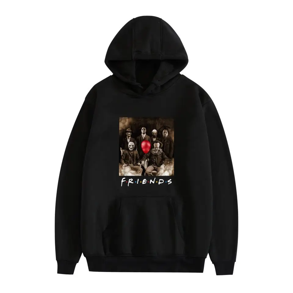 Black Fleece Friends Hoodie for Men Winter - Image 13
