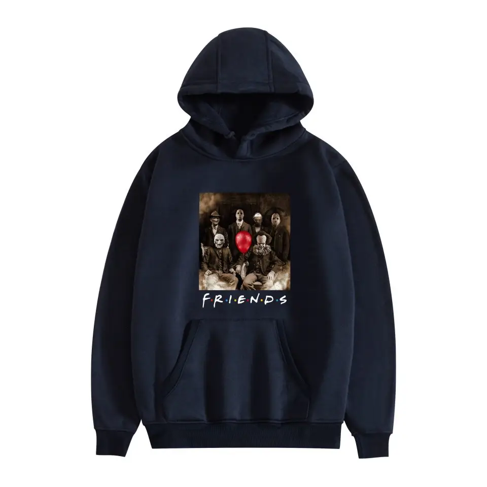 Black Fleece Friends Hoodie for Men Winter - Image 16
