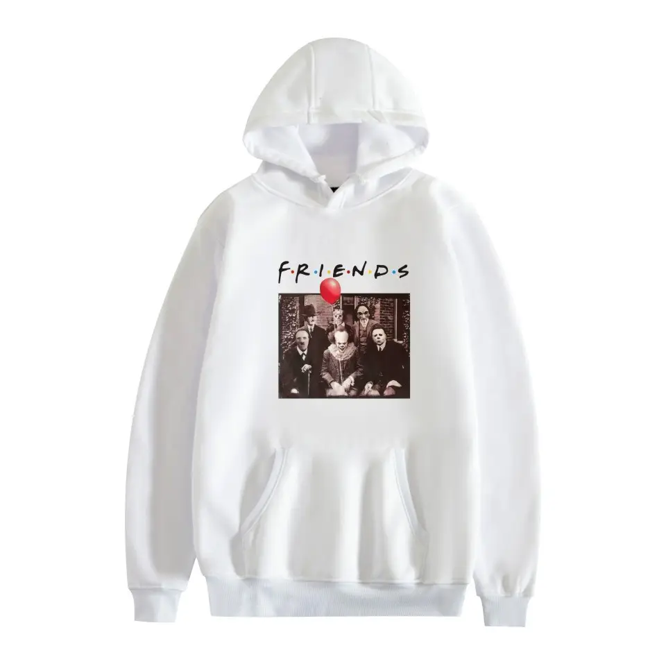 Black Fleece Friends Hoodie for Men Winter - Image 2
