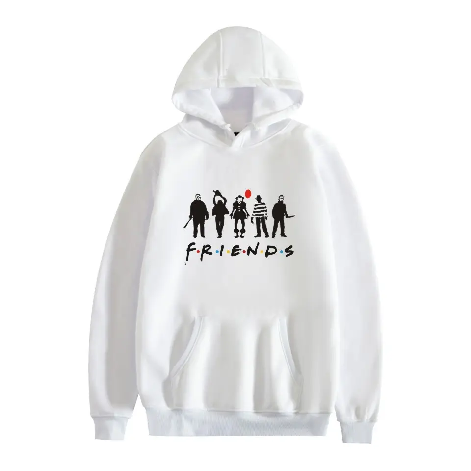 Black Fleece Friends Hoodie for Men Winter - Image 20