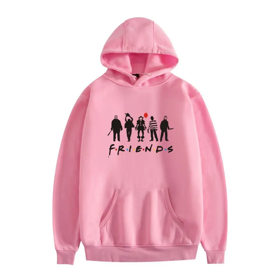 Black Fleece Friends Hoodie for Men Winter - Image 23