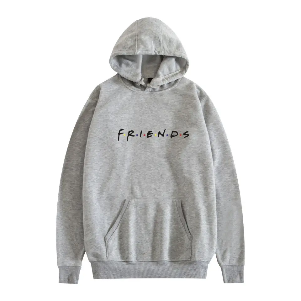 Black Fleece Friends Hoodie for Men Winter - Image 27