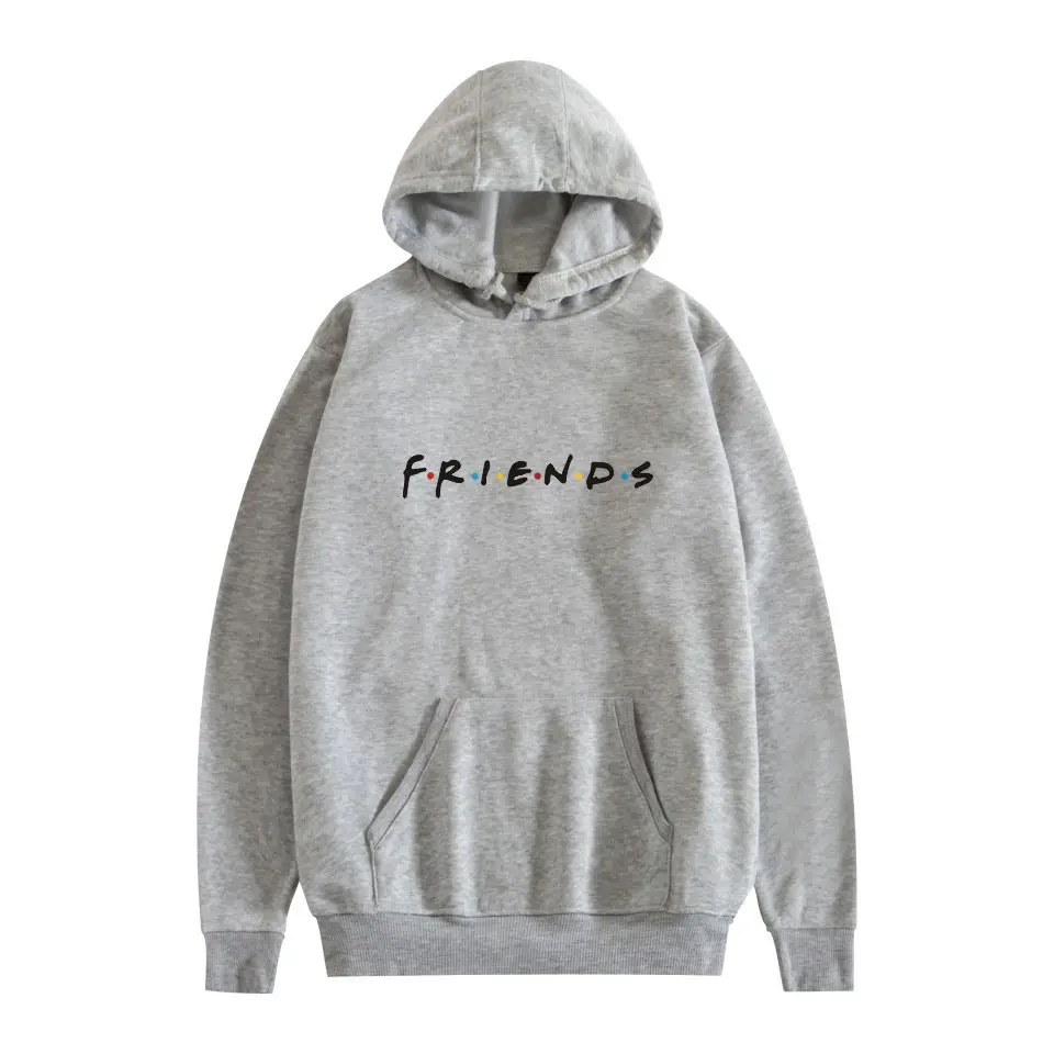 Black Fleece Friends Hoodie for Men Winter - Image 33