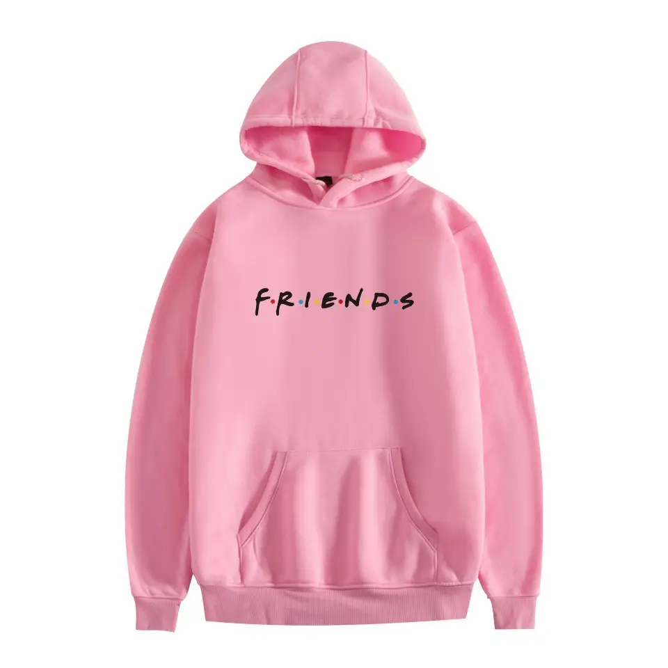 Black Fleece Friends Hoodie for Men Winter - Image 35