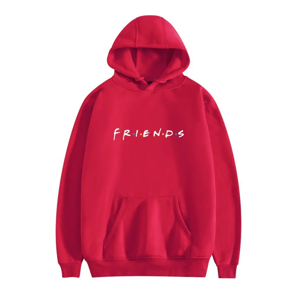 Black Fleece Friends Hoodie for Men Winter - Image 36