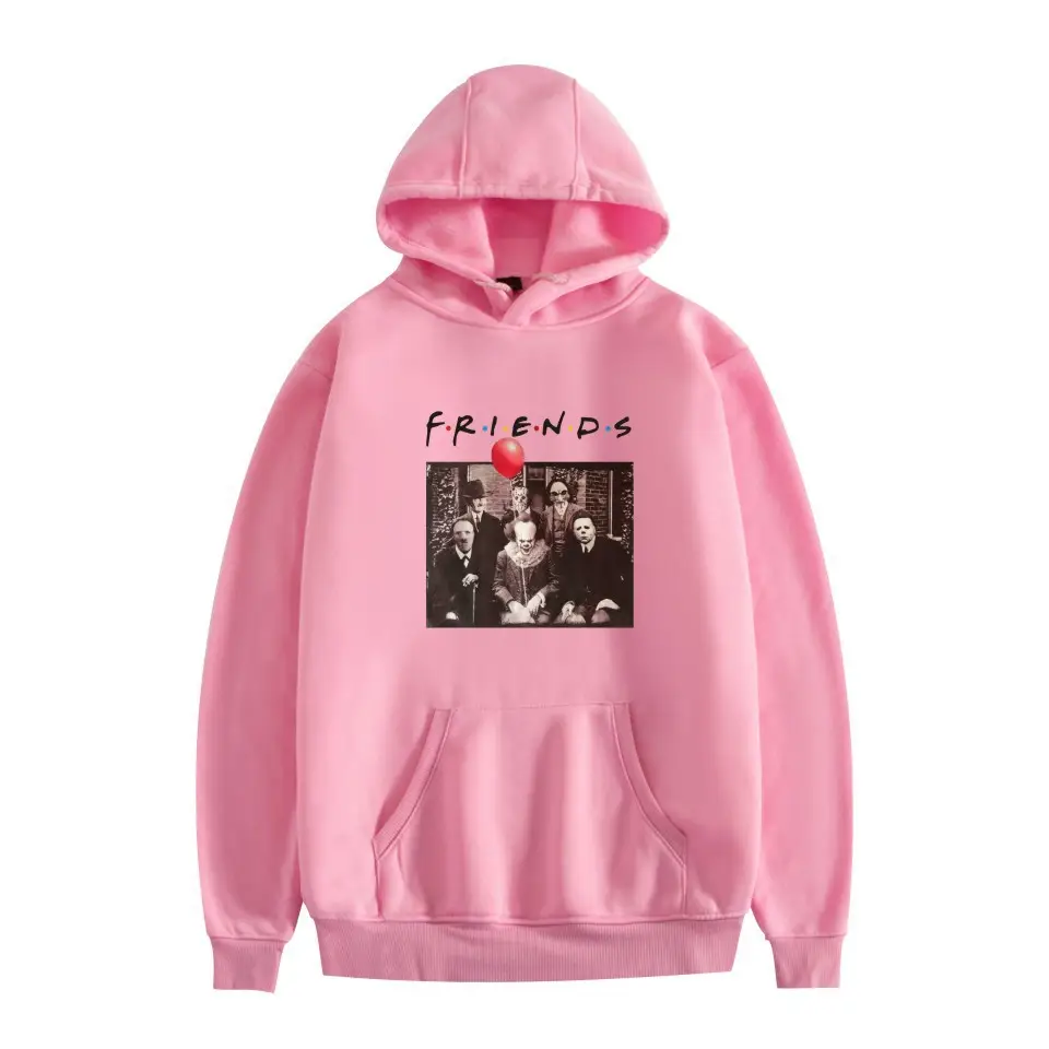 Black Fleece Friends Hoodie for Men Winter - Image 5