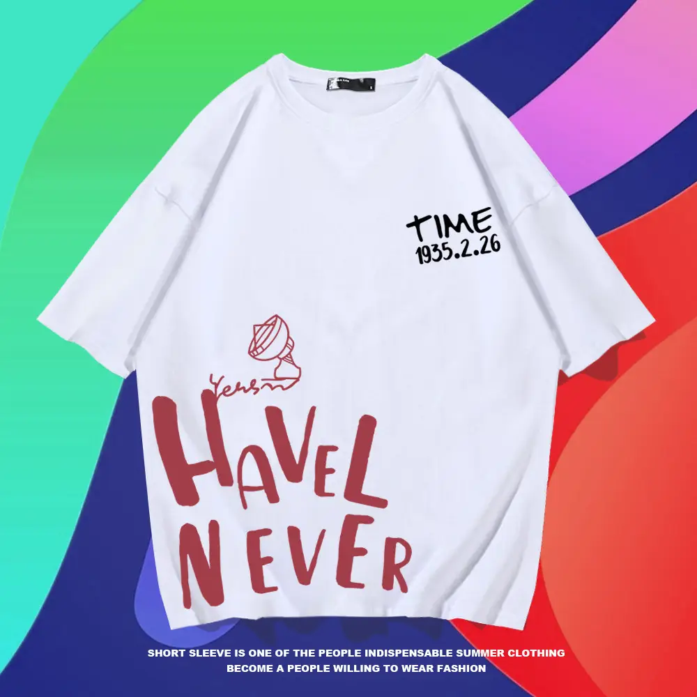 Red Graphic T-Shirt for Men Women Summer Wear - Image 8