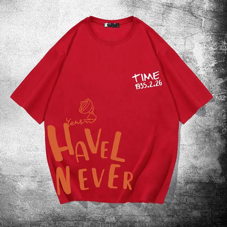 Red Graphic T-Shirt for Men Women Summer Wear - Image 10