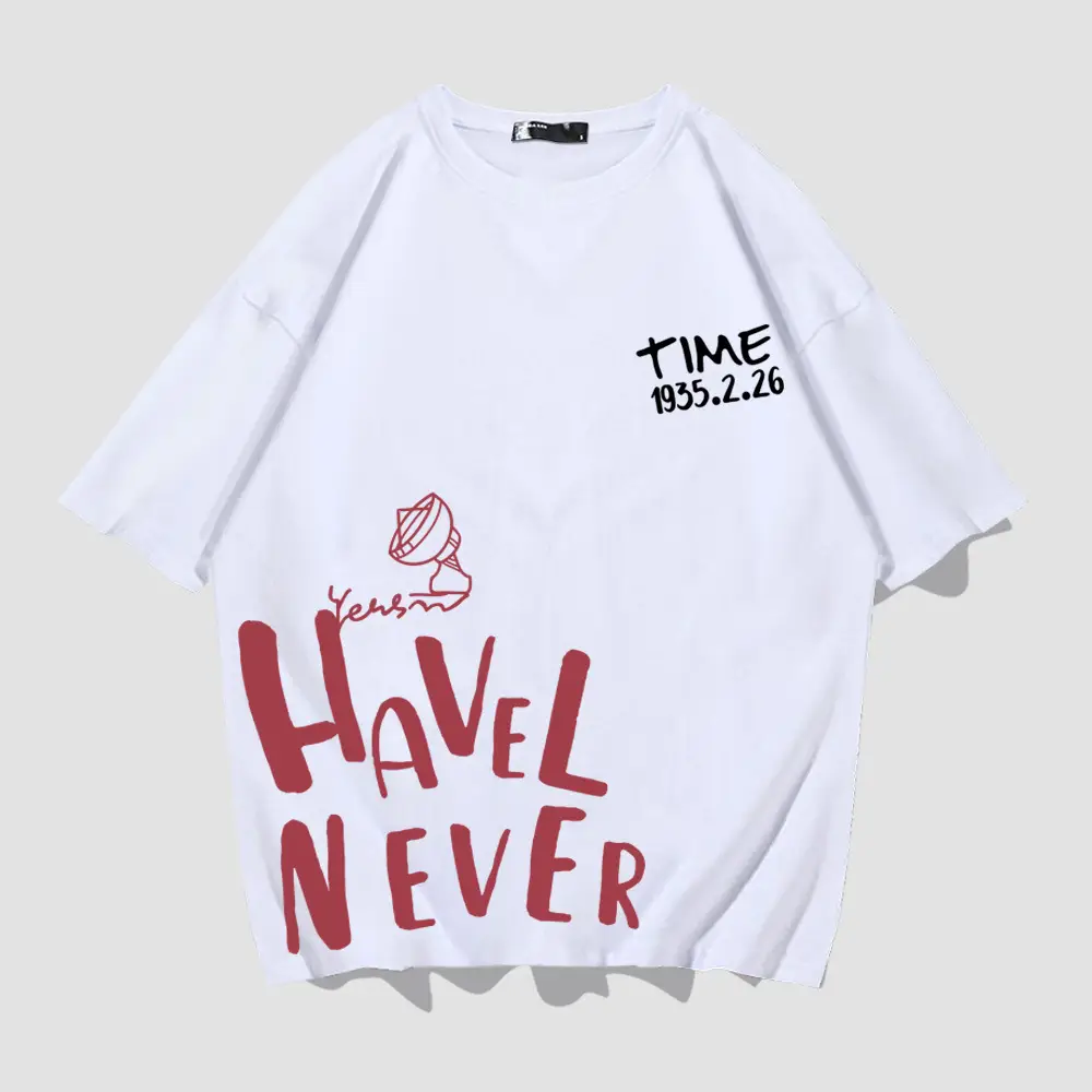 Red Graphic T-Shirt for Men Women Summer Wear - Image 2