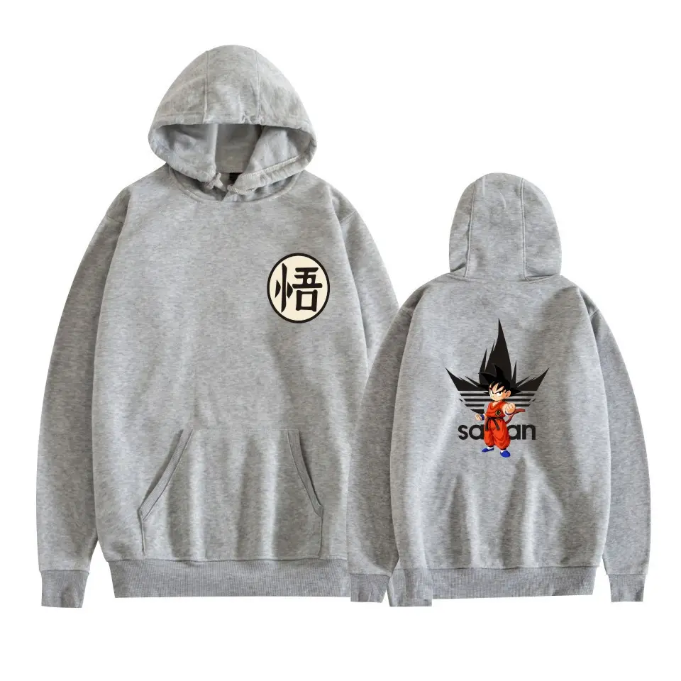 Dragon Ball Super Saiyan Hoodie Navy Blue Casual Men Women - Image 15