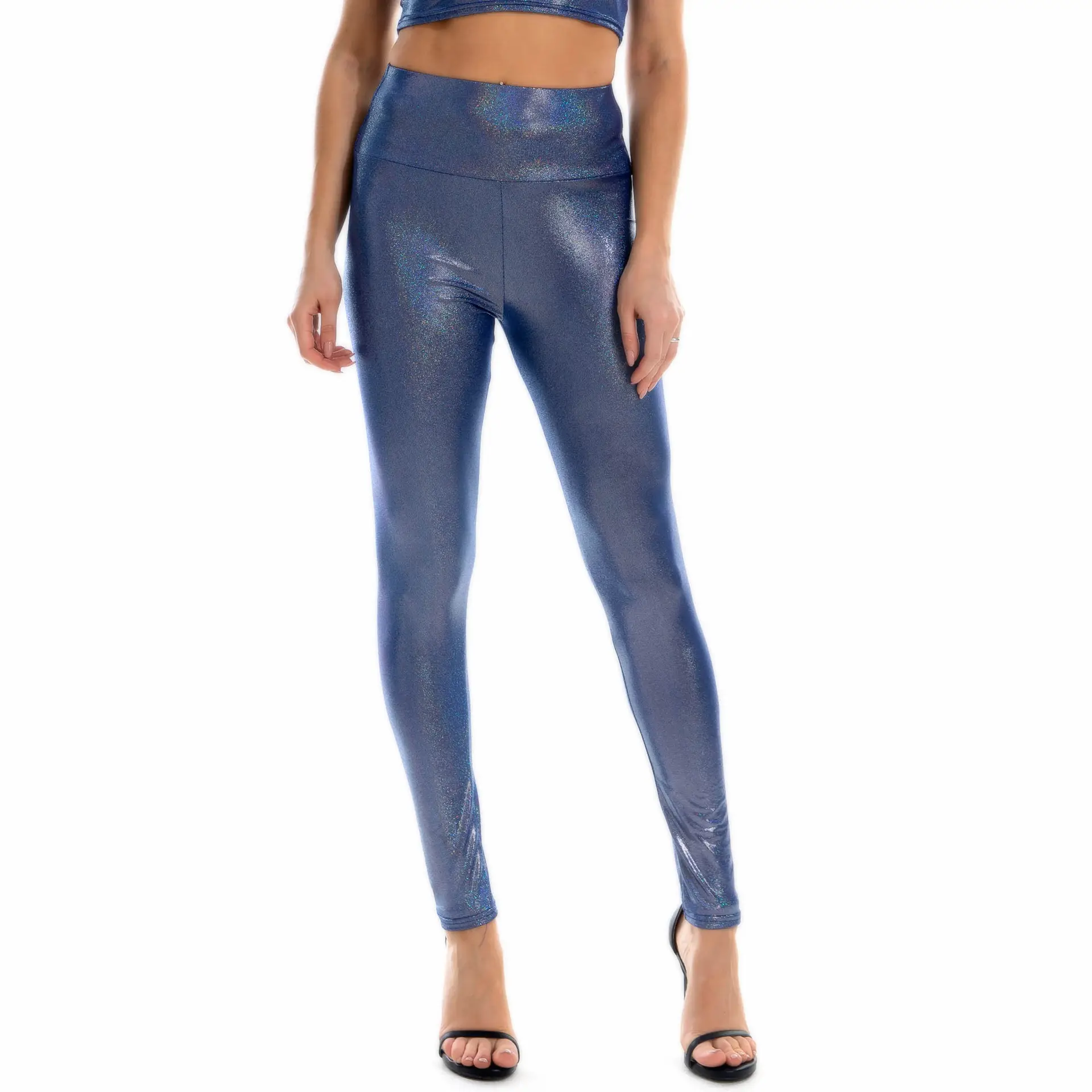 High-Waisted Bronzed Tights for Women Spring Summer - Image 5