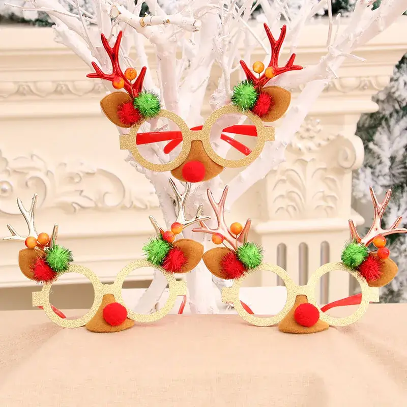 Christmas Antler Glasses Decor for Kids - Image 6