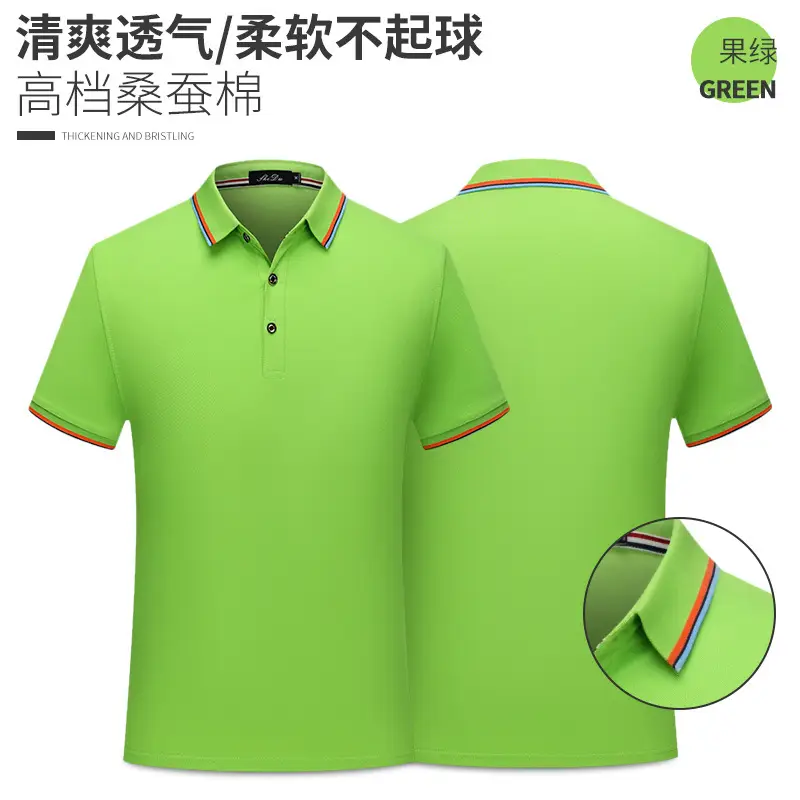 Men Gray Cotton Polo Shirt Summer Wear - Image 10