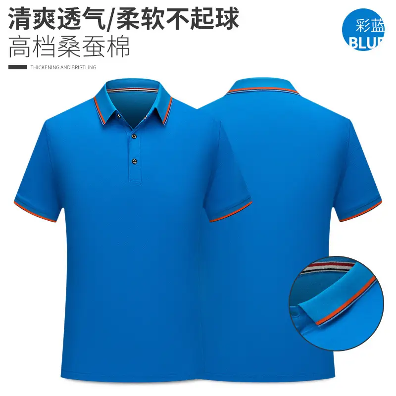 Men Gray Cotton Polo Shirt Summer Wear - Image 8