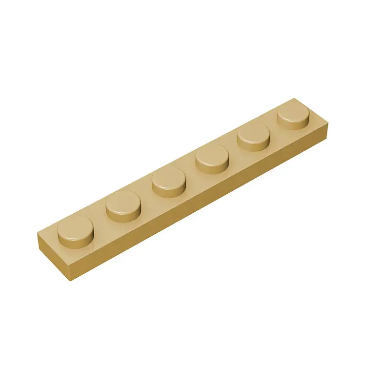 Yellow Lego 6x6 Base Plate Small Particle Insertion Building Blocks