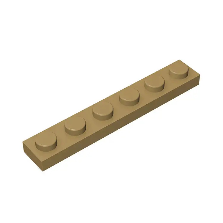 Yellow Lego 6x6 Base Plate Small Particle Insertion Building Blocks
