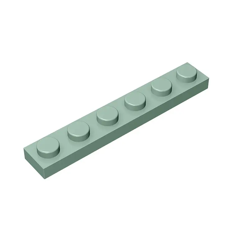 Yellow Lego 6x6 Base Plate Small Particle Insertion Building Blocks