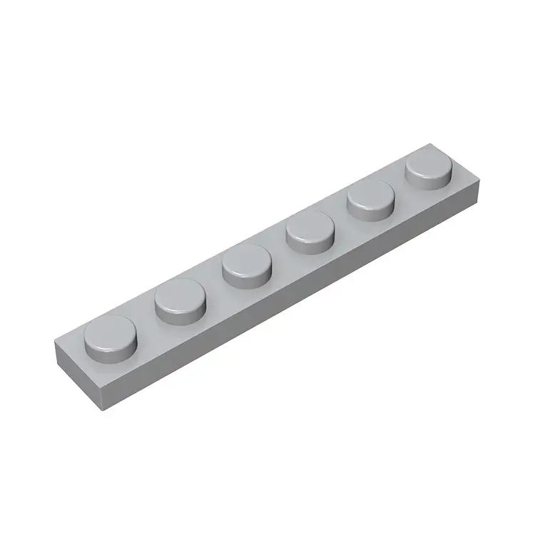 Yellow Lego 6x6 Base Plate Small Particle Insertion Building Blocks