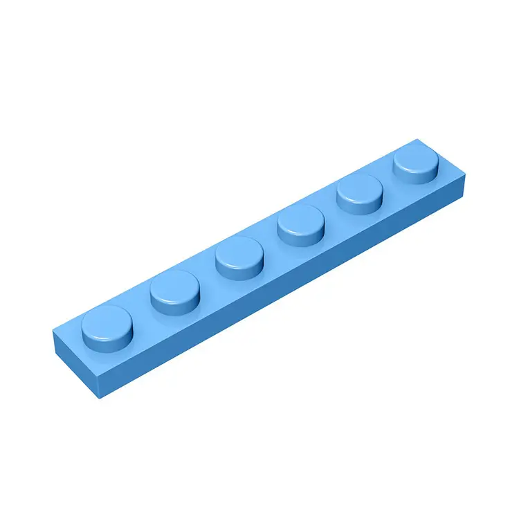 Yellow Lego 6x6 Base Plate Small Particle Insertion Building Blocks
