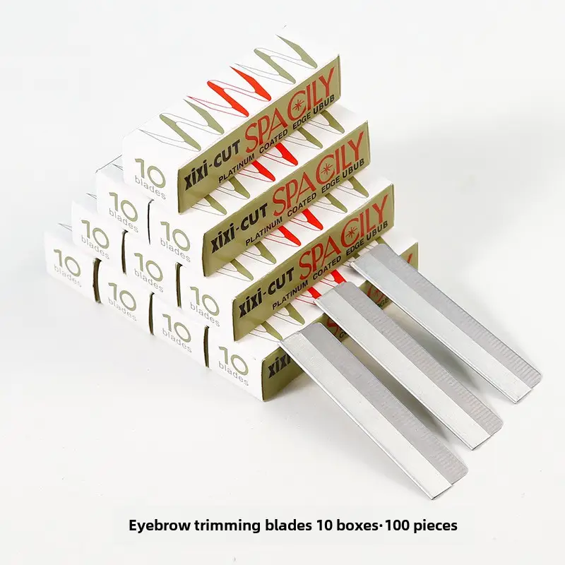 Stainless Steel Eyebrow Shaping Blades 10Pcs Disposable - Image 6